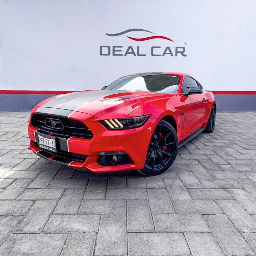 Ford Mustang GT Coupe At V8 5.0L 2015 Color Rojo